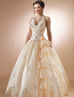 bridal gown