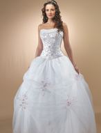 bridal gown