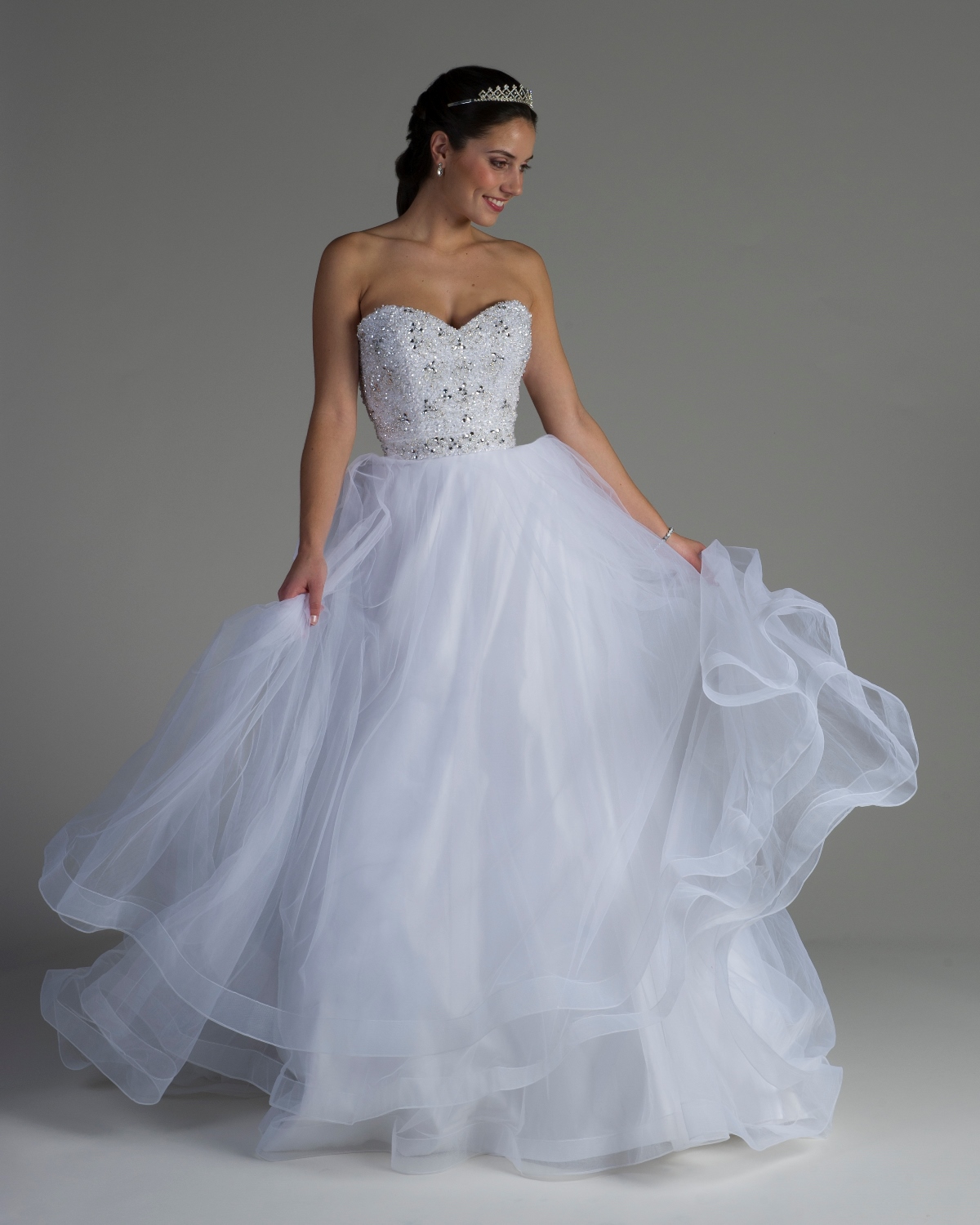 Bridalane - GP1073 - Shown in White organza