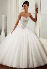 Bridal Dress: Madison COUTURE COLLECTION SPRING 2015 - Style 1440 - BEADED TULLE BALL GOWN  