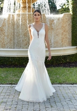 Bridal Dress: Mori Lee Blue Fall 2022 Collection: 5986 - Frederica Wedding Dress 

 