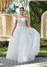 Bridal Dress: Mori Lee Blue Fall 2022 Collection: 5987 - Floretta Wedding Dress 

 