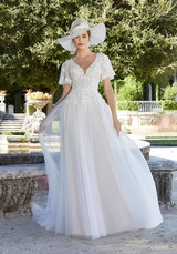 Bridal Dress: Mori Lee Voyagé Fall 2022 Collection: 6975 - Fidelina Wedding Dress 

 