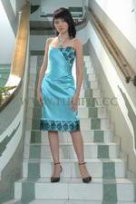 Bridesmaids Dress: Tulipia - Lagoon  